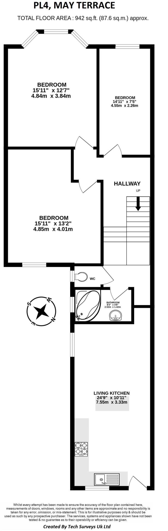 May Terrace, St Judes, Plymouth floorplan