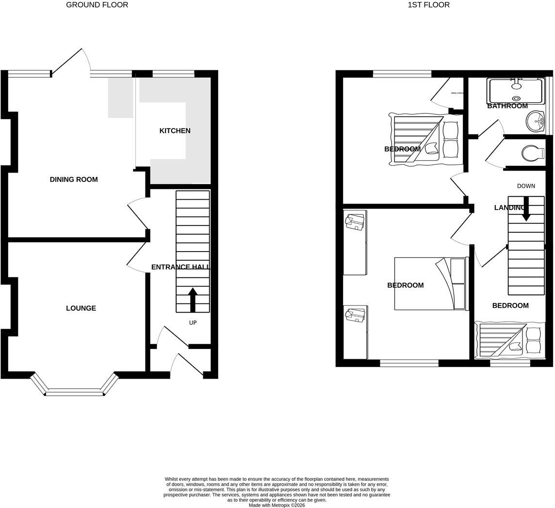 The Crescent, Davenport, Stockport floorplan