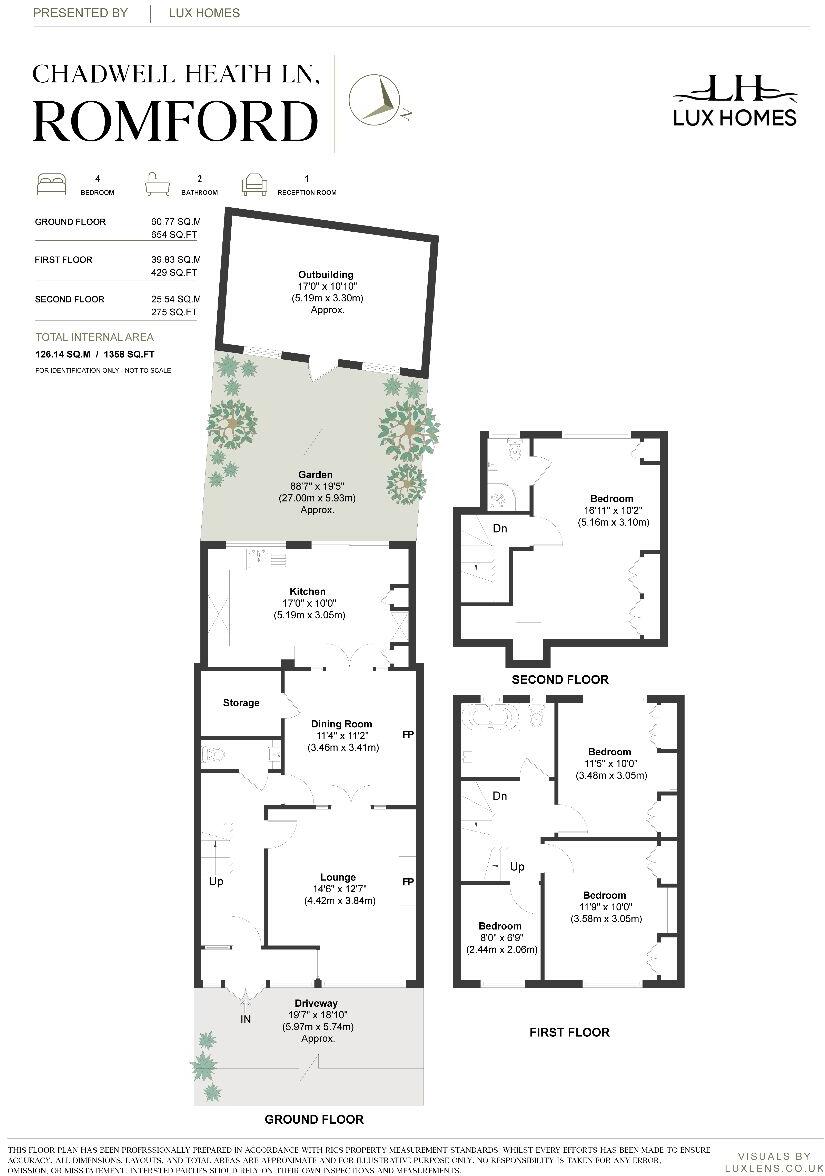 Chadwell Heath Lane, Romford floorplan