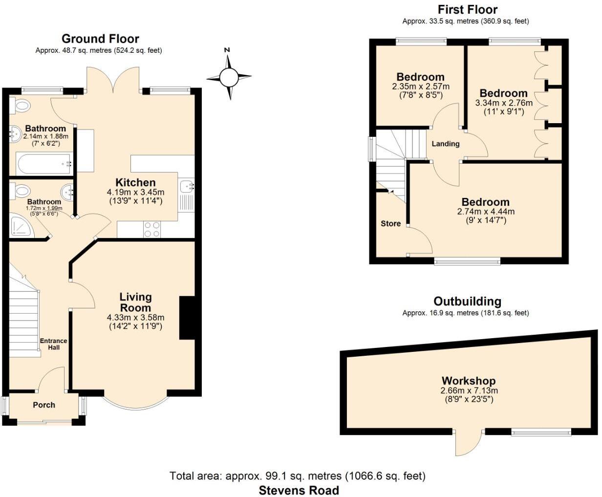 Stevens Road, Dagenham floorplan