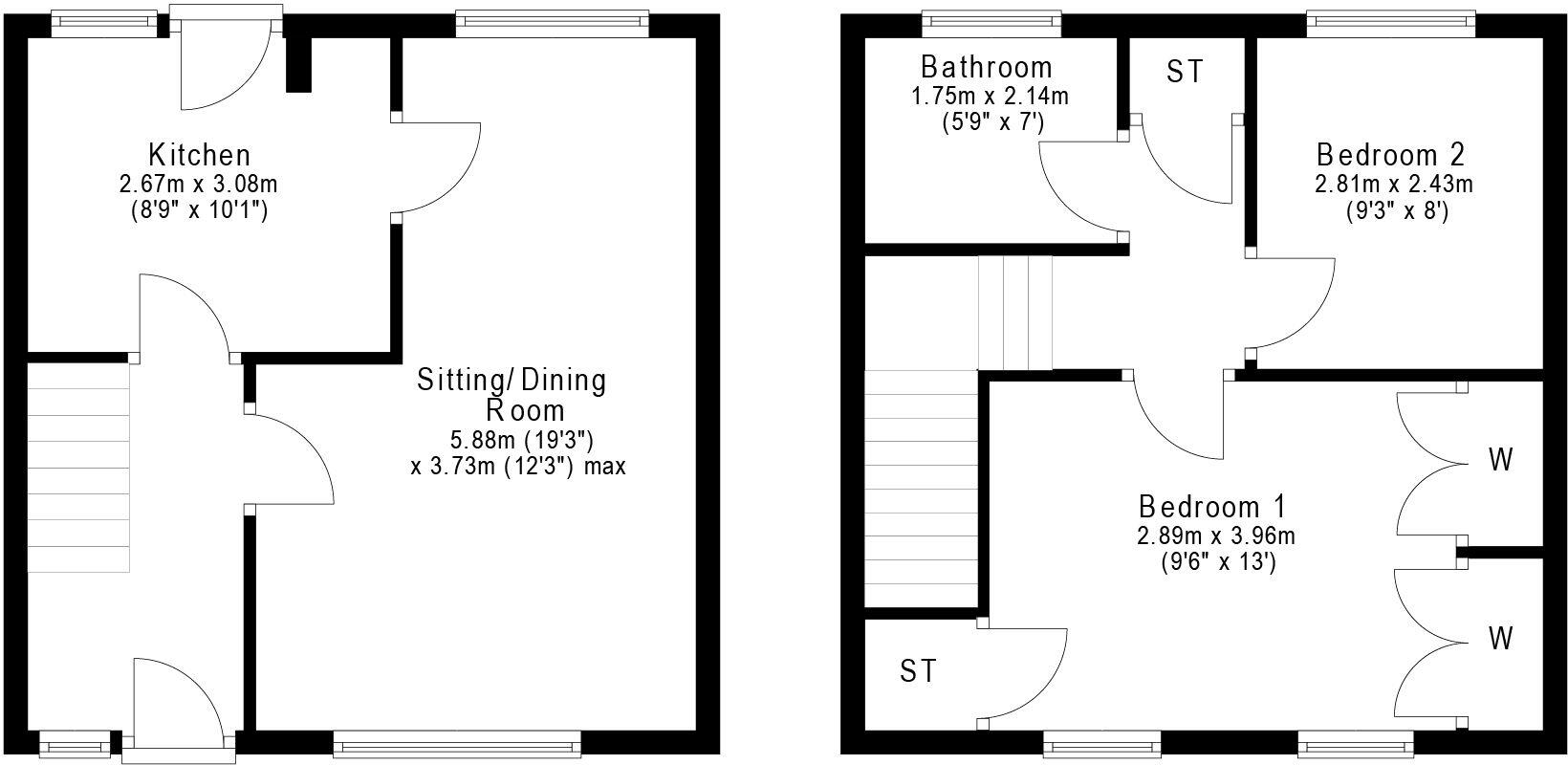 Craigburn Court, Falkirk, FK1 floorplan
