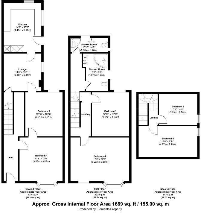 Willoughby Avenue, Lenton, NG7 floorplan