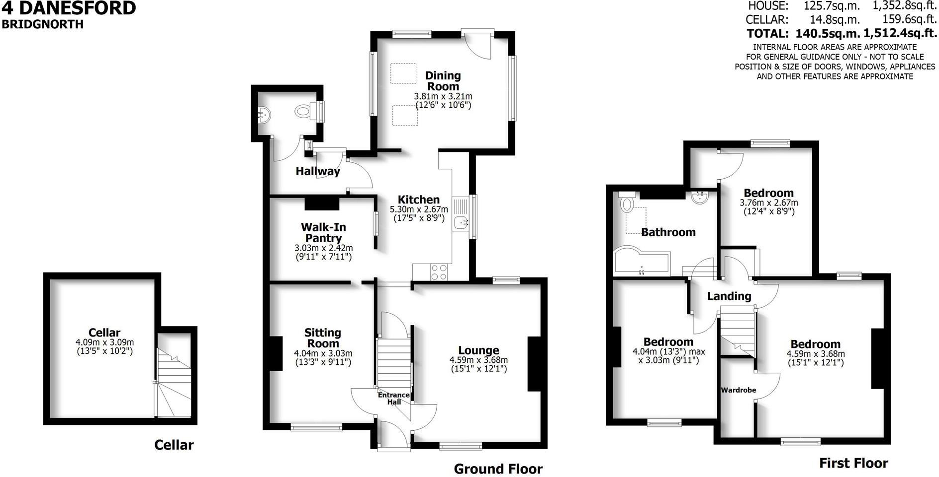 4 Danesford, Bridgnorth, Shropshire floorplan