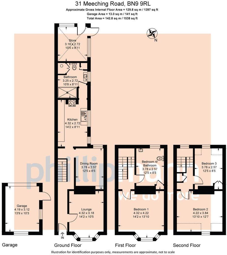 Meeching Road, Newhaven floorplan