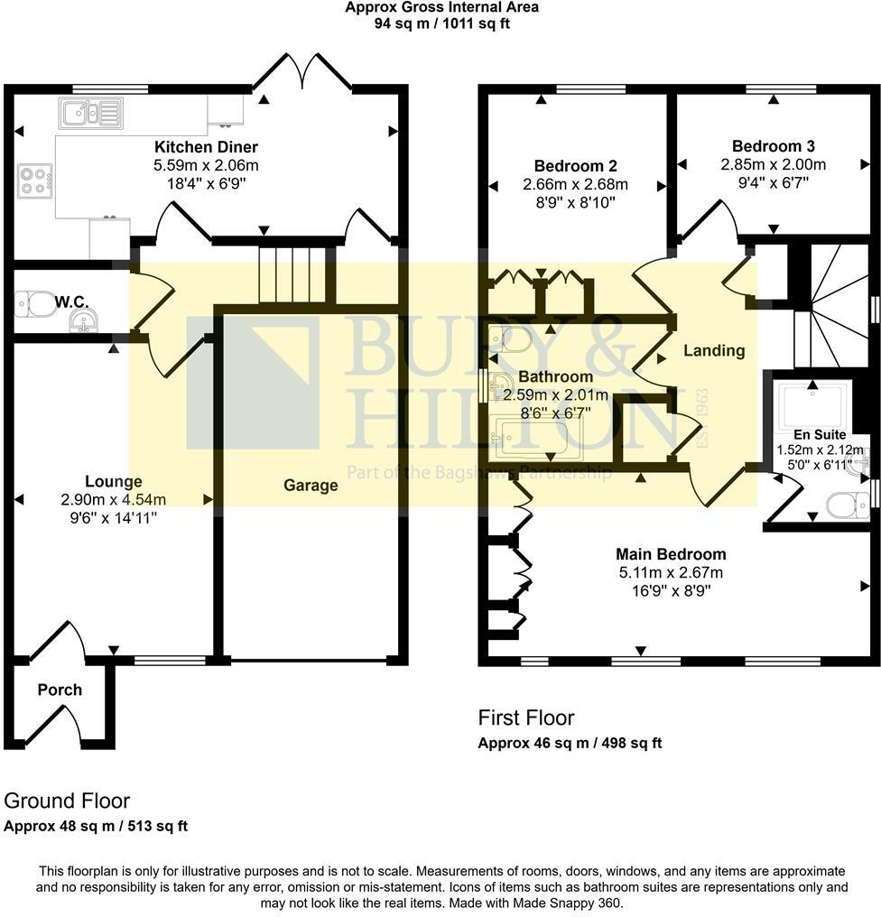 Curlew Avenue, Buxton floorplan