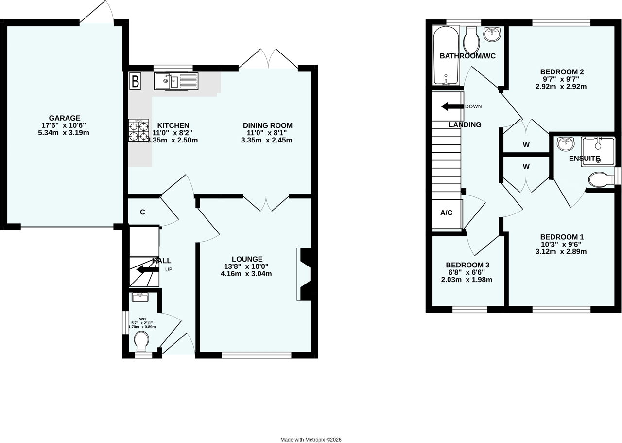 43, Boconnoc Avenue, Callington, Cornwall floorplan