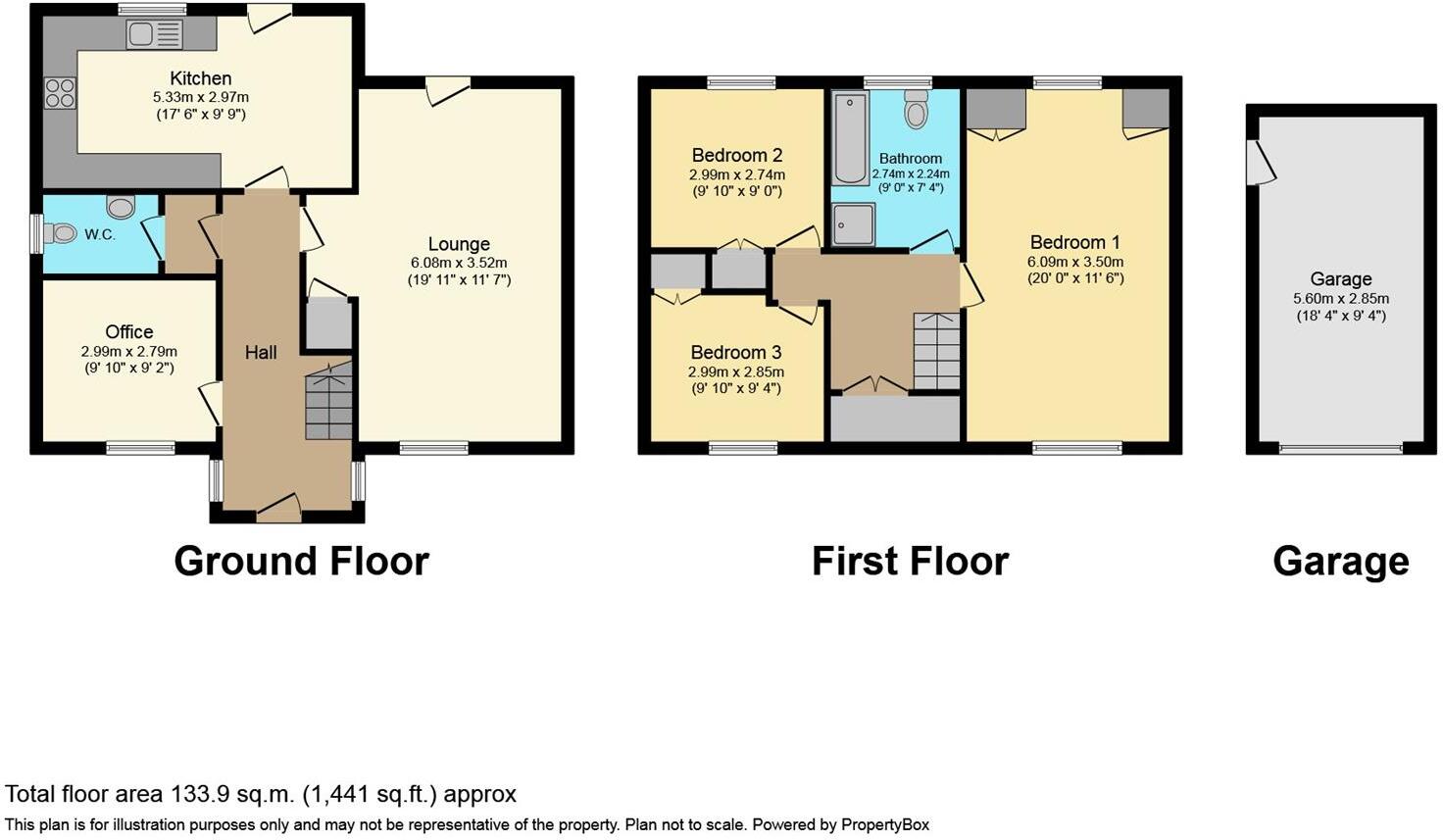 Holly Lodge, Wellesbourne floorplan