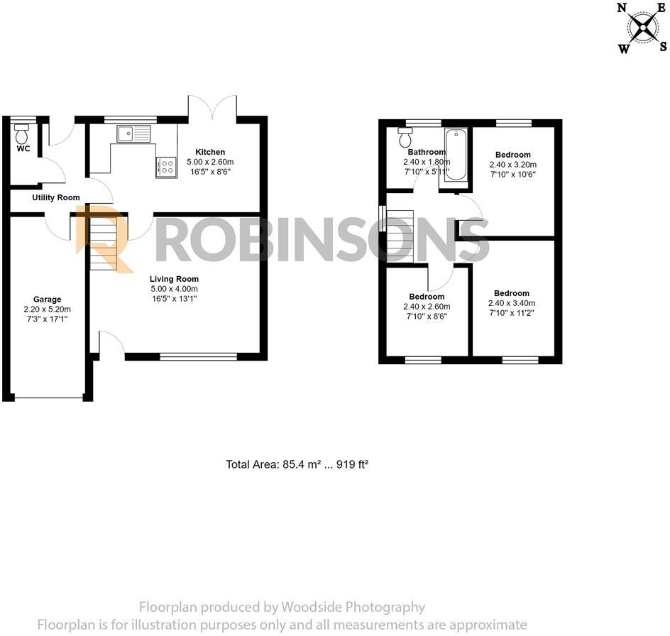 Hillcroft, Dunstable, Bedfordshire floorplan