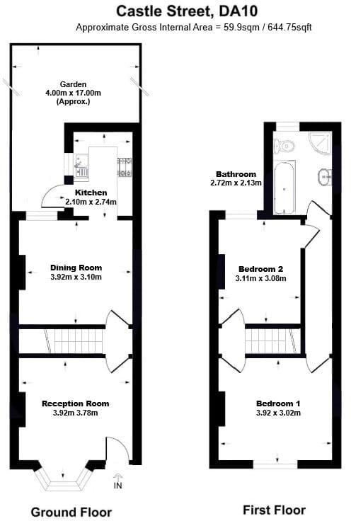 Castle Street, Swanscombe, DA10 floorplan