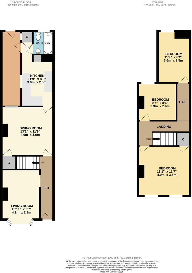 410 Wylds Lane, Worcester floorplan