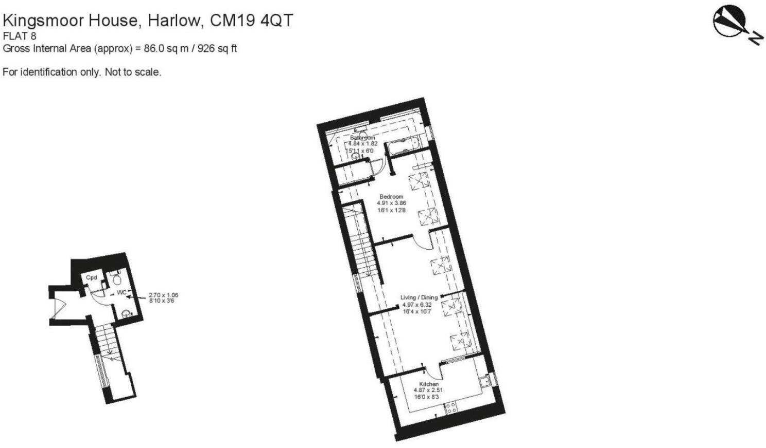 Kingsmoor House, Essex floorplan