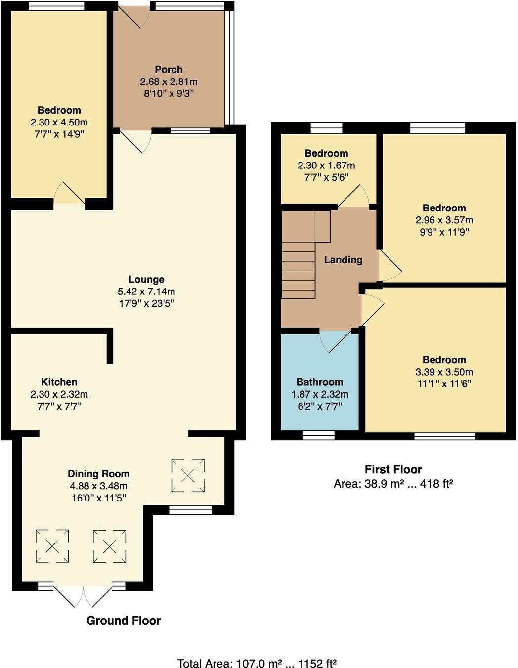 Royds Street, Tottington, Bury, BL8 floorplan