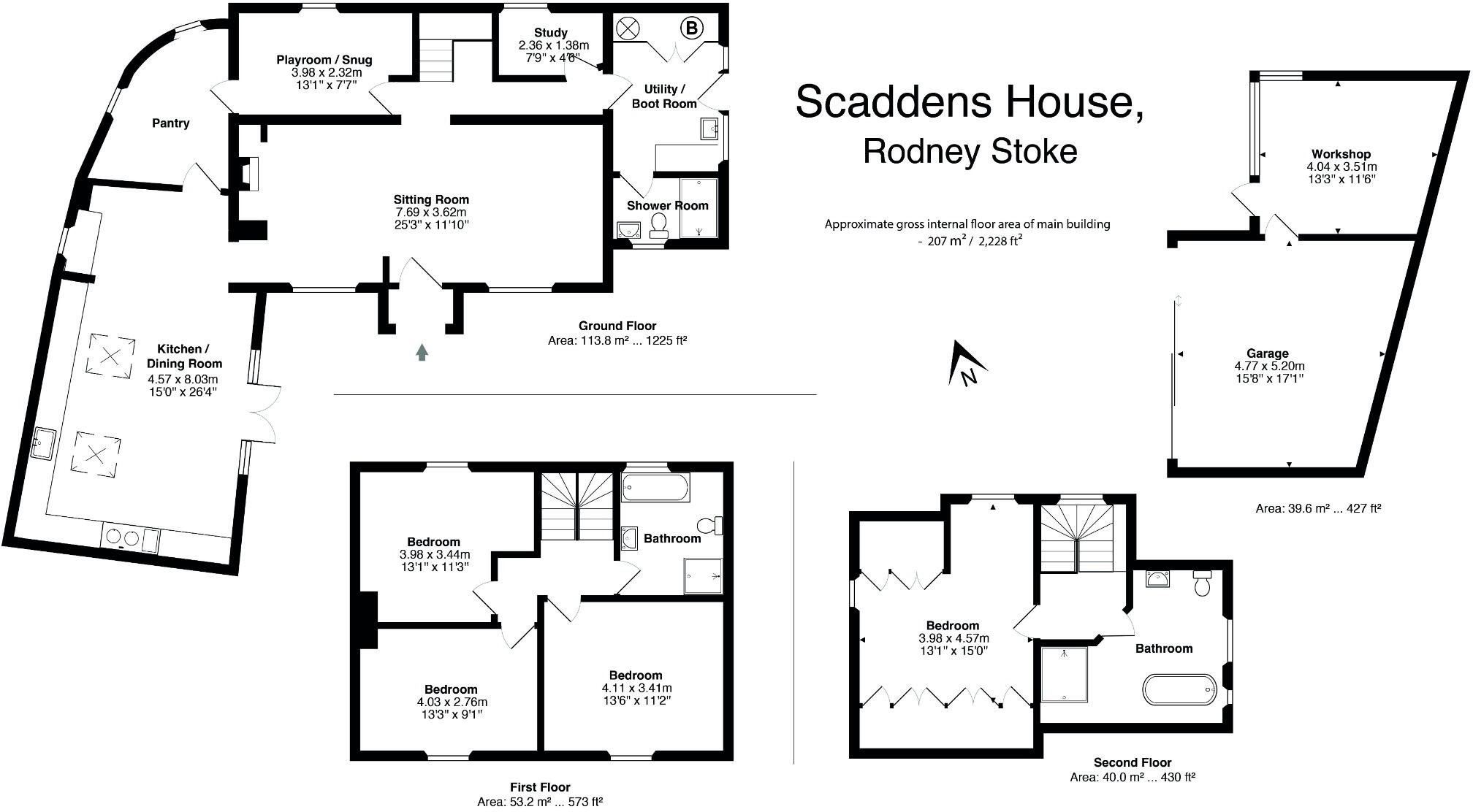 Rural village between Wells and Cheddar floorplan