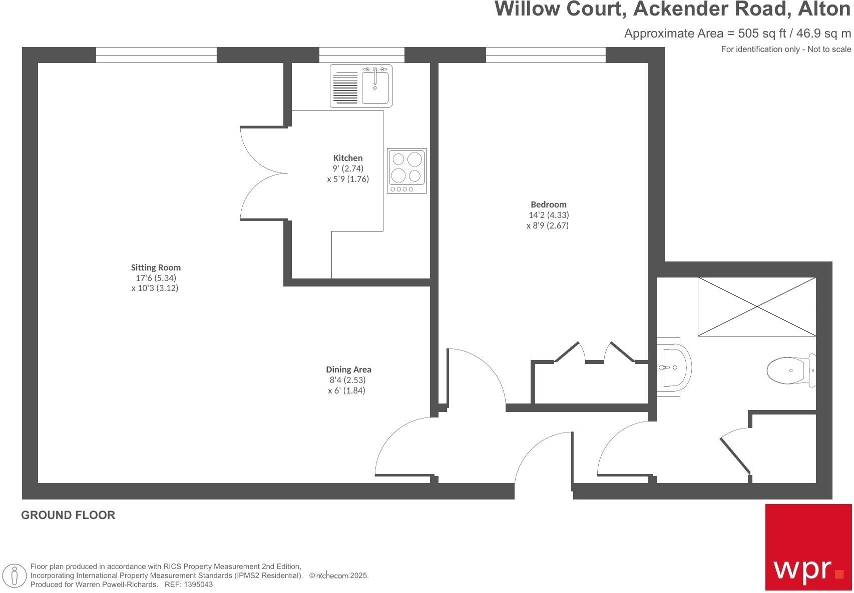 Willow Court, Ackender Road, Alton, Hampshire, GU34 floorplan