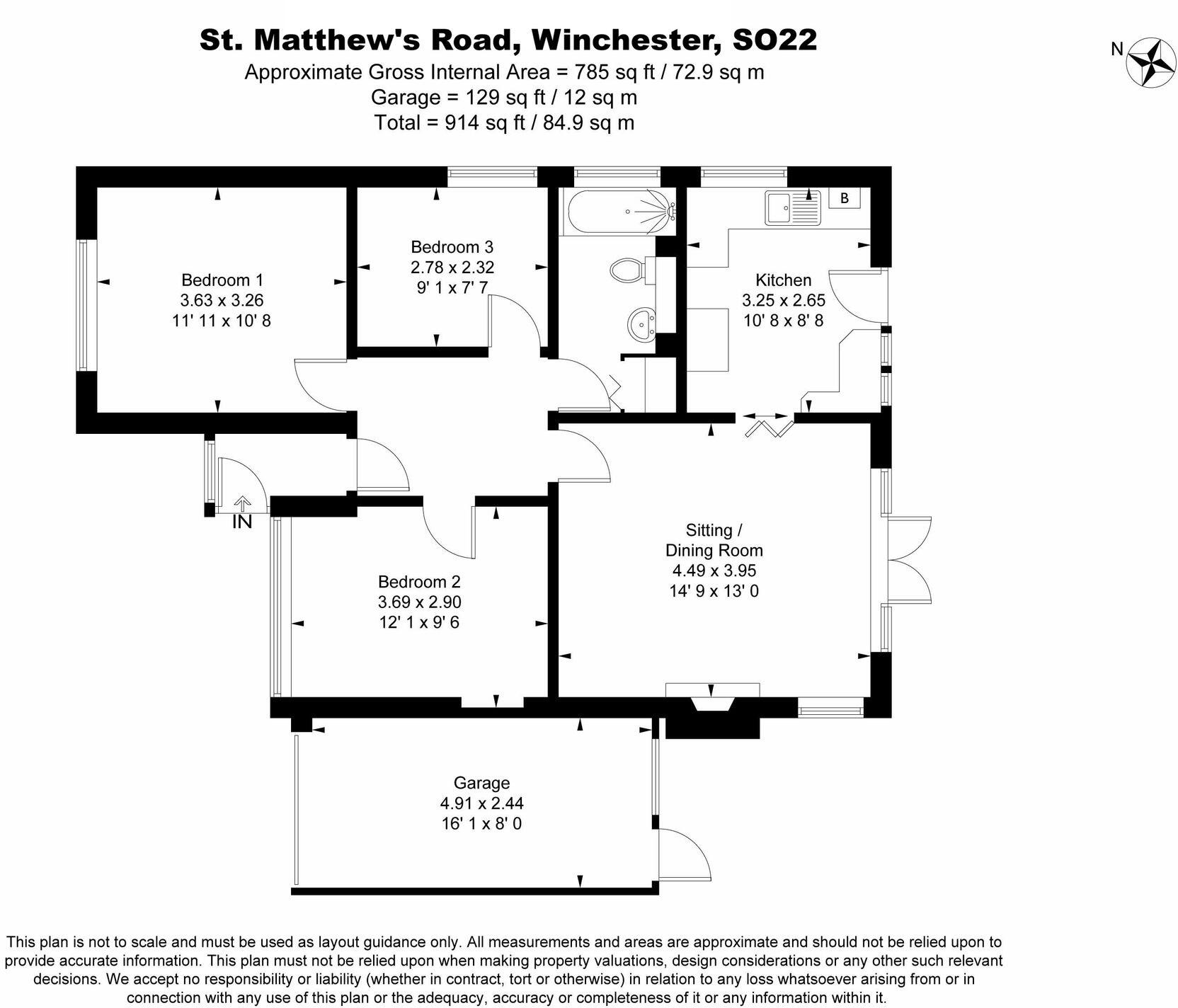 St. Matthews Road, Winchester, SO22 floorplan