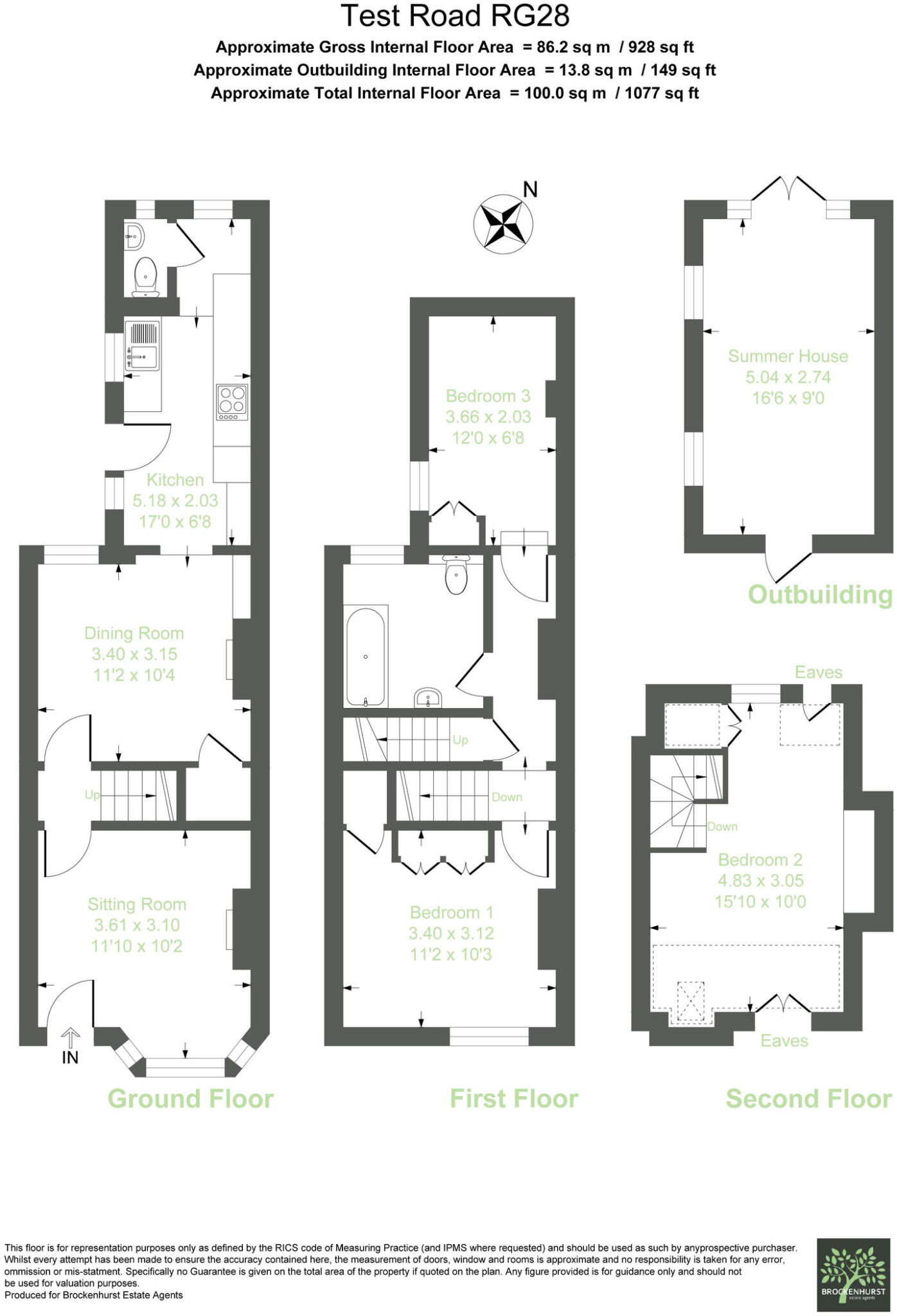 Test Road, Whitchurch, RG28 7LP floorplan