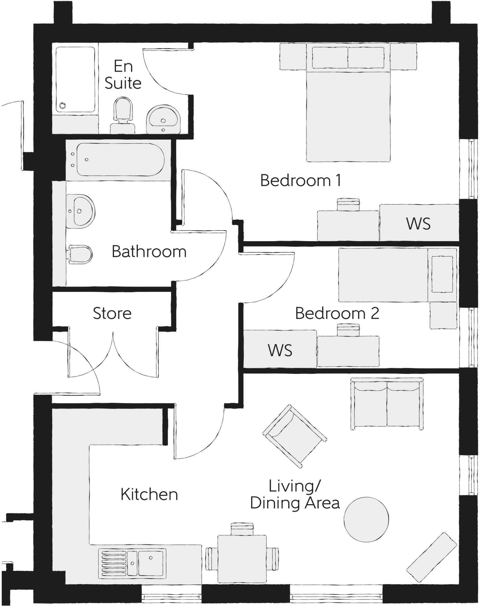 New Cardington Fields
Bedford, 
Bedfordshire 
MK42 0UQ floorplan