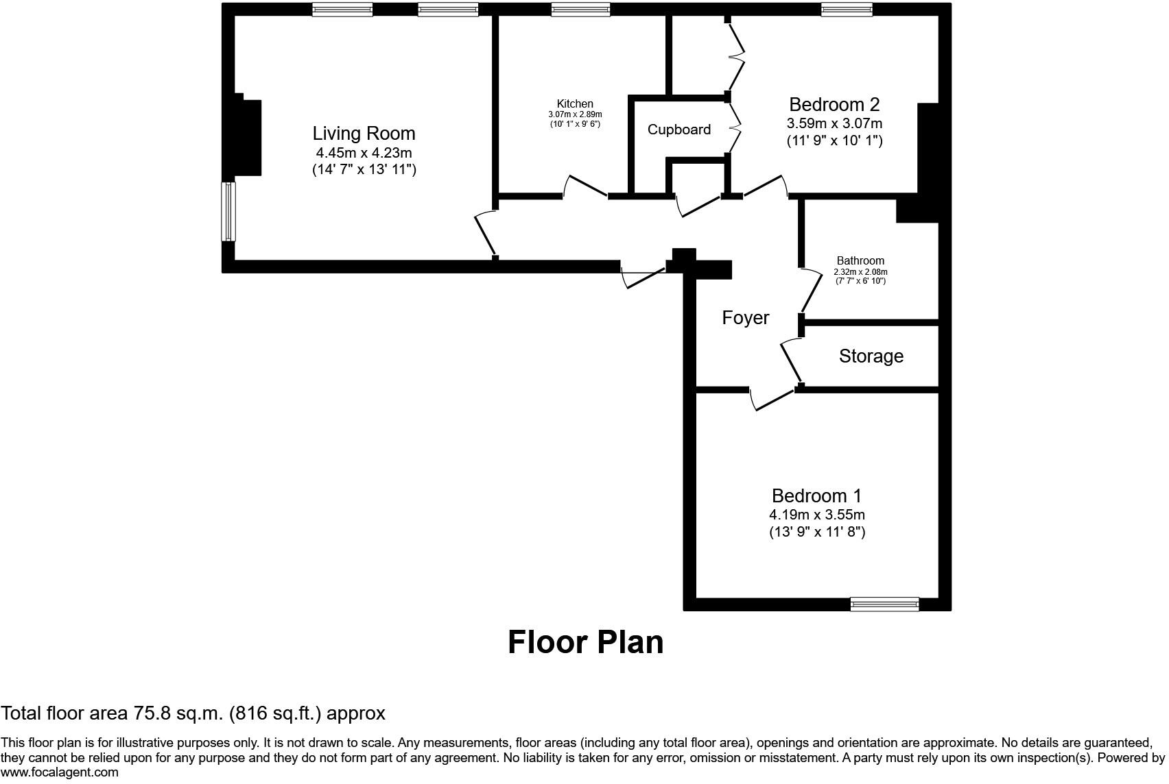 Roper Street, Whitehaven, CA28 floorplan