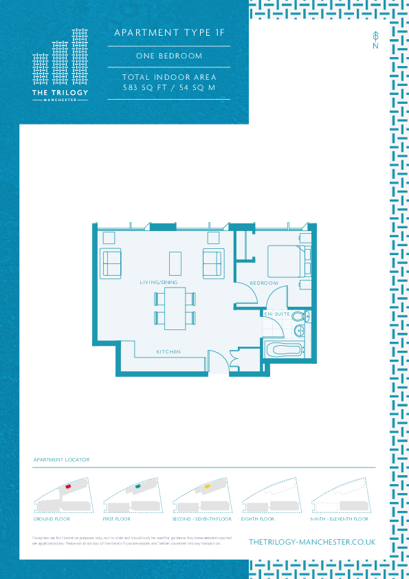The Trilogy, Ellesmere Street, Manchester floorplan