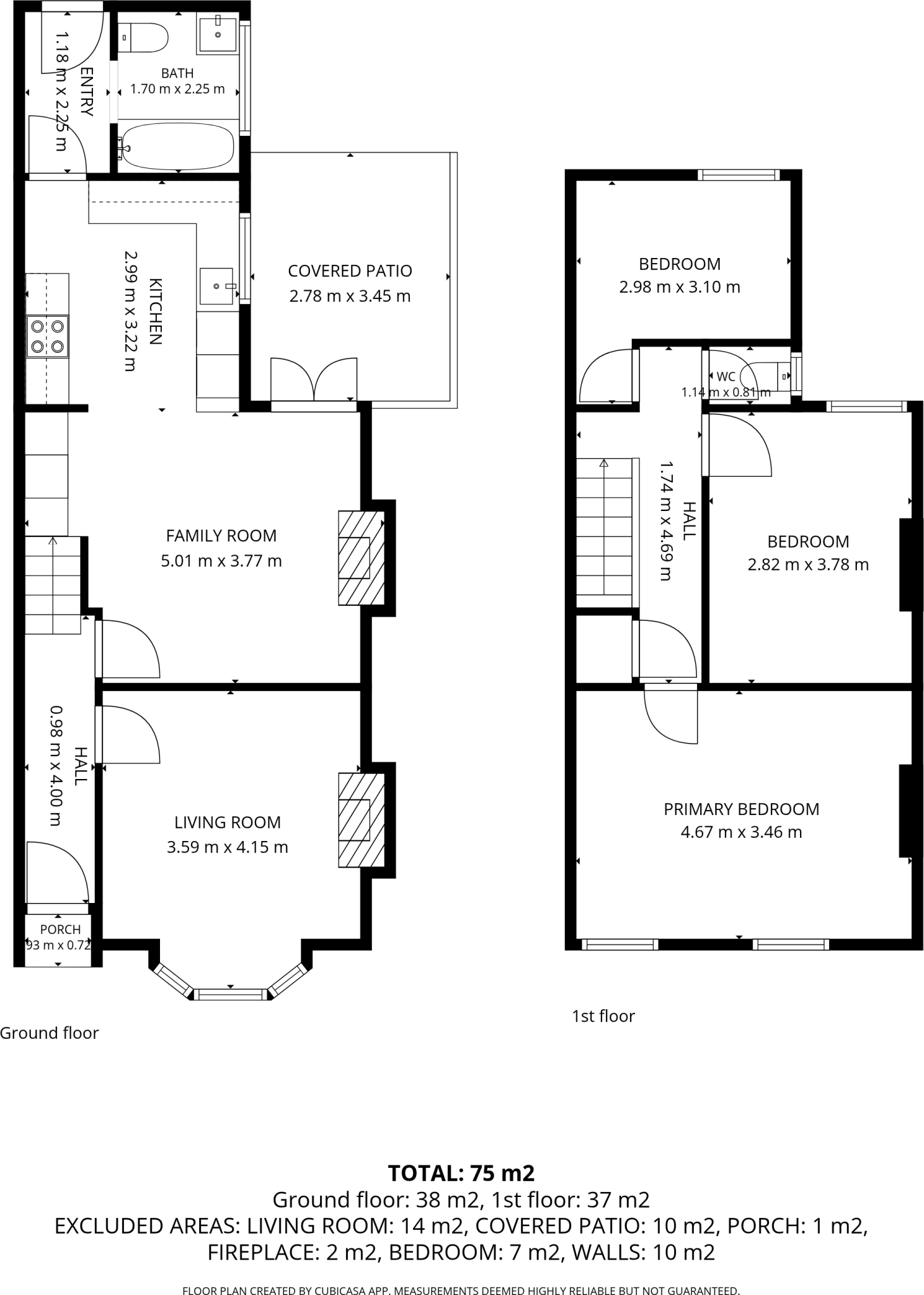 20 Cornwall Road, Felixstowe floorplan