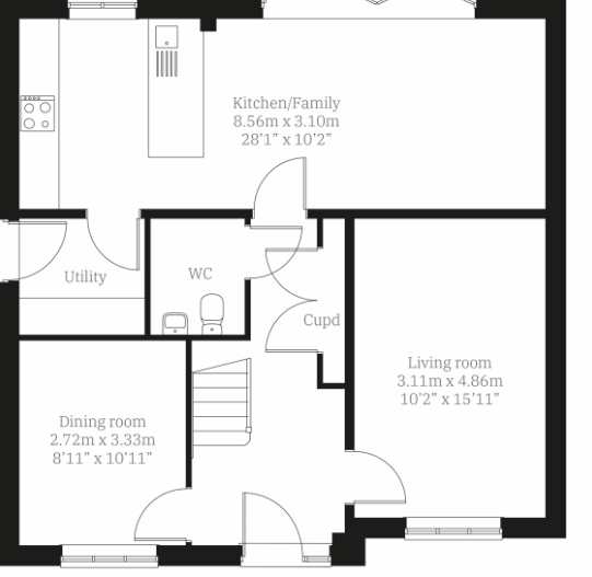 Inglewood, Paignton floorplan