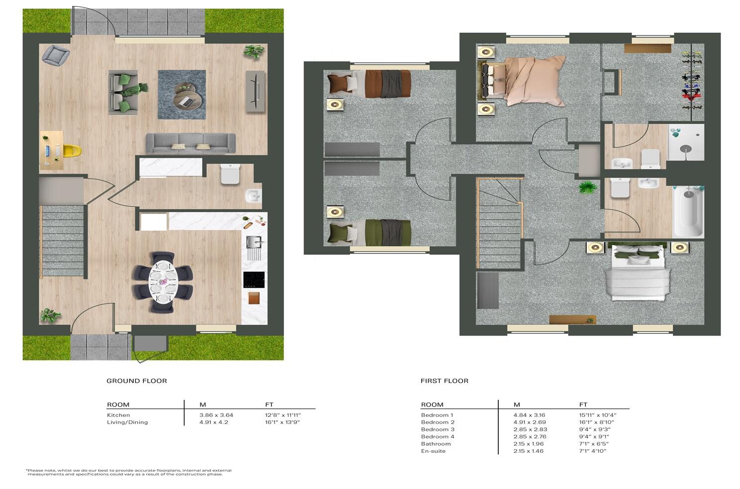 Casa at Tulach, WN3 floorplan