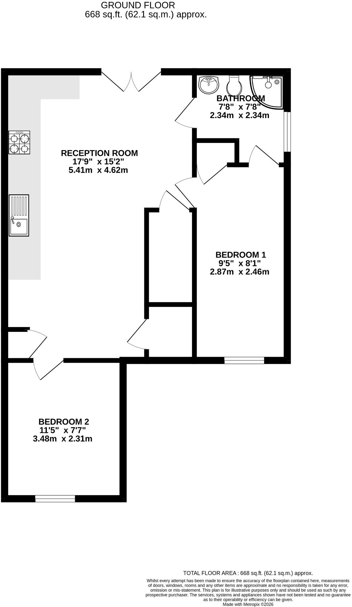 Pickersleigh Avenue, Malvern, Worcestershire, WR14 2LJ floorplan