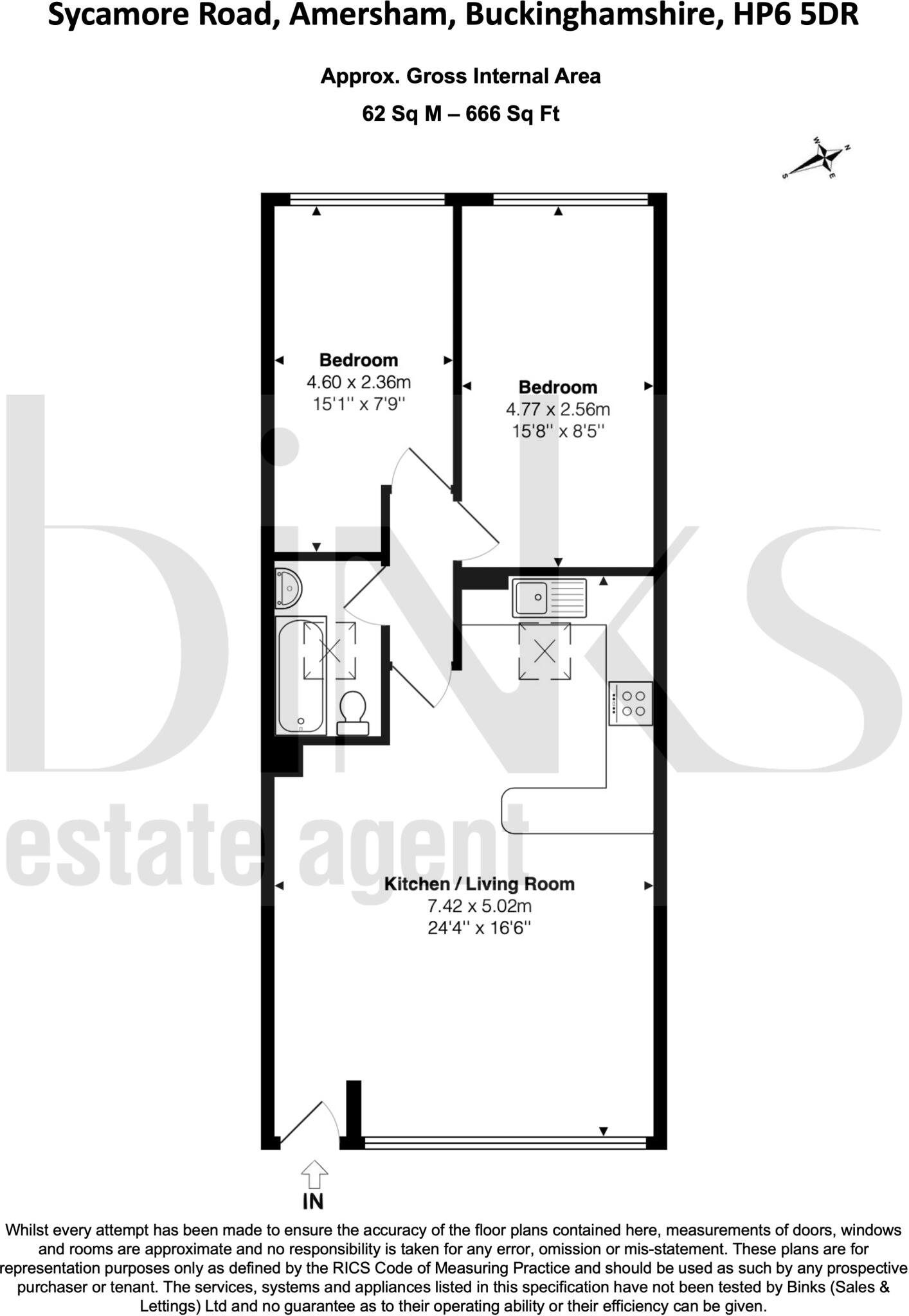 Sycamore Road, Amersham, Buckinghamshire, HP6 floorplan