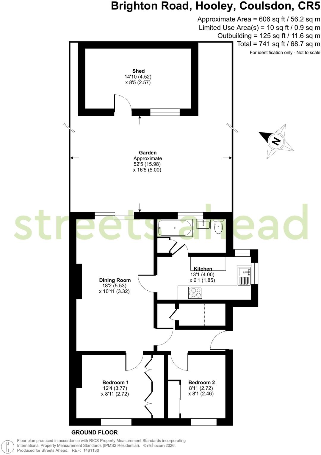 Brighton Road, Hooley, Coulsdon, Surrey, CR5 floorplan