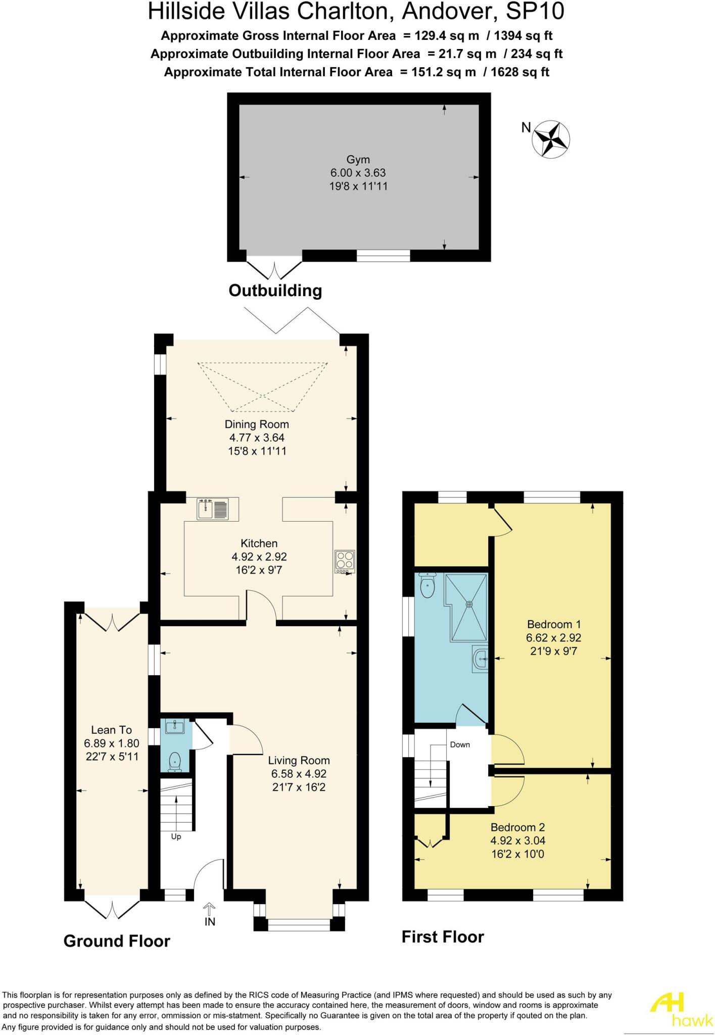 Hillside Villas, Charlton, SP10 floorplan