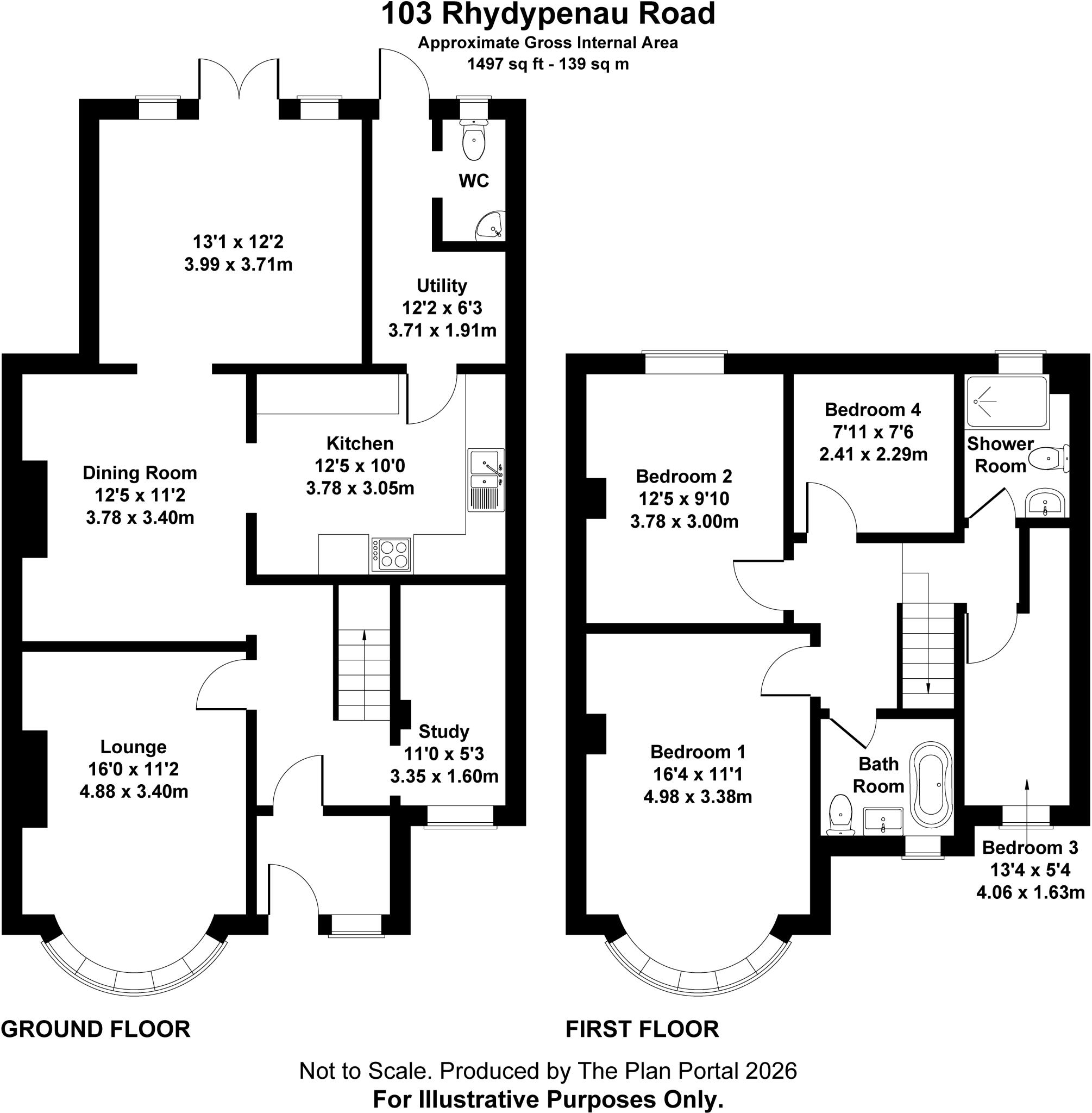 Rhydypenau Road, Cyncoed, Cardiff, CF23 floorplan