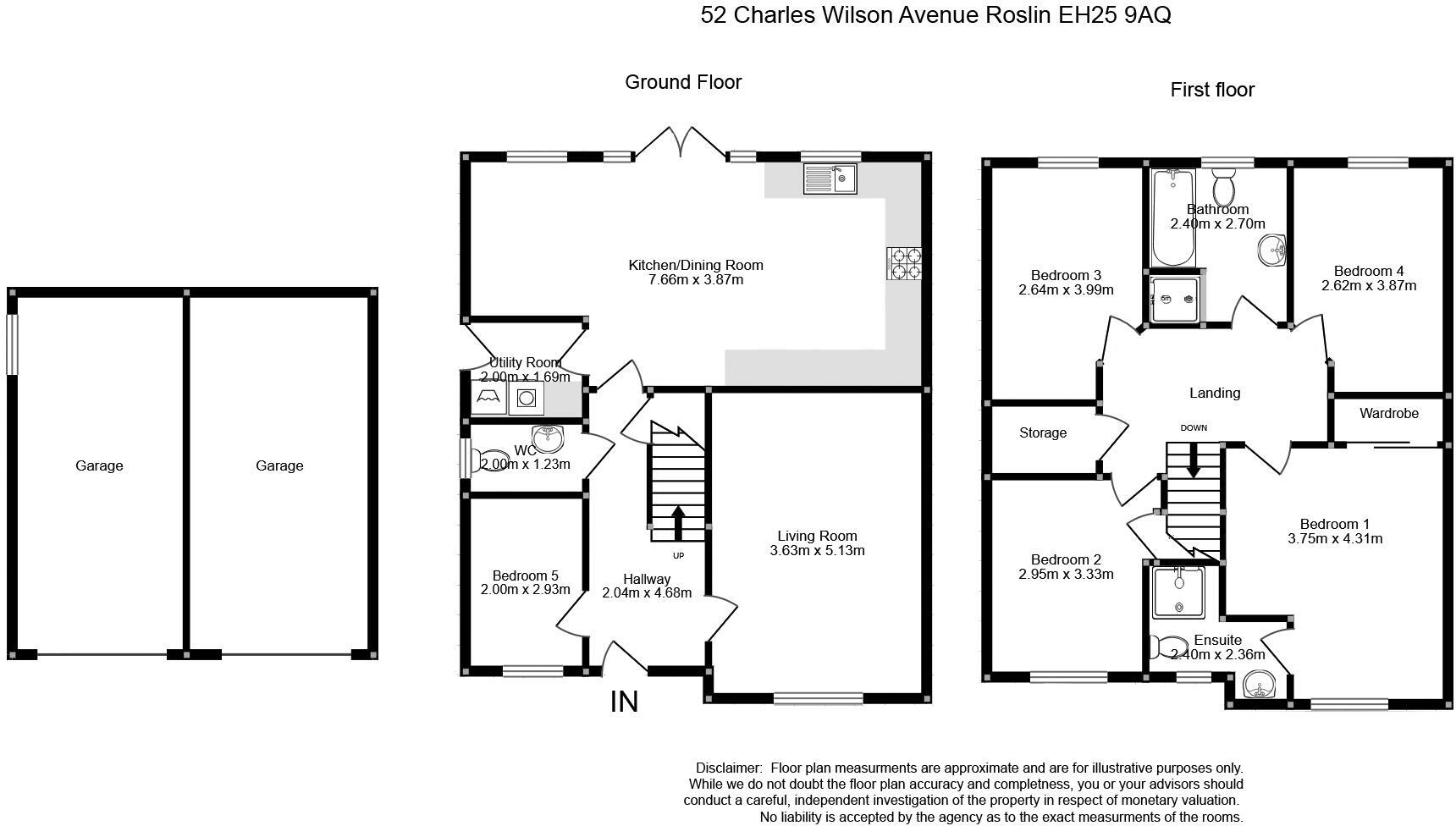 Charles Wilson Avenue, Roslin floorplan