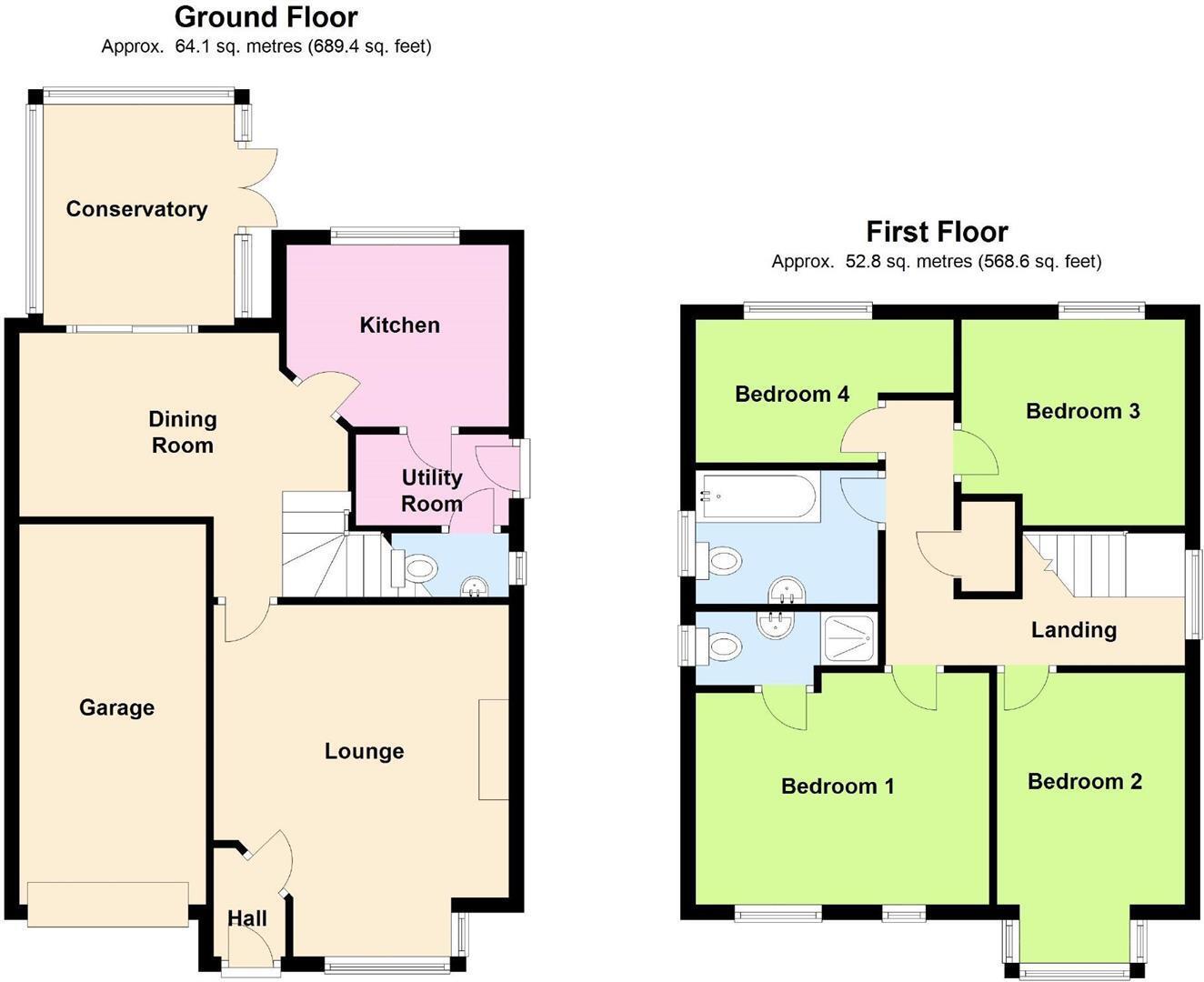 Criccieth Close, Llandudno floorplan