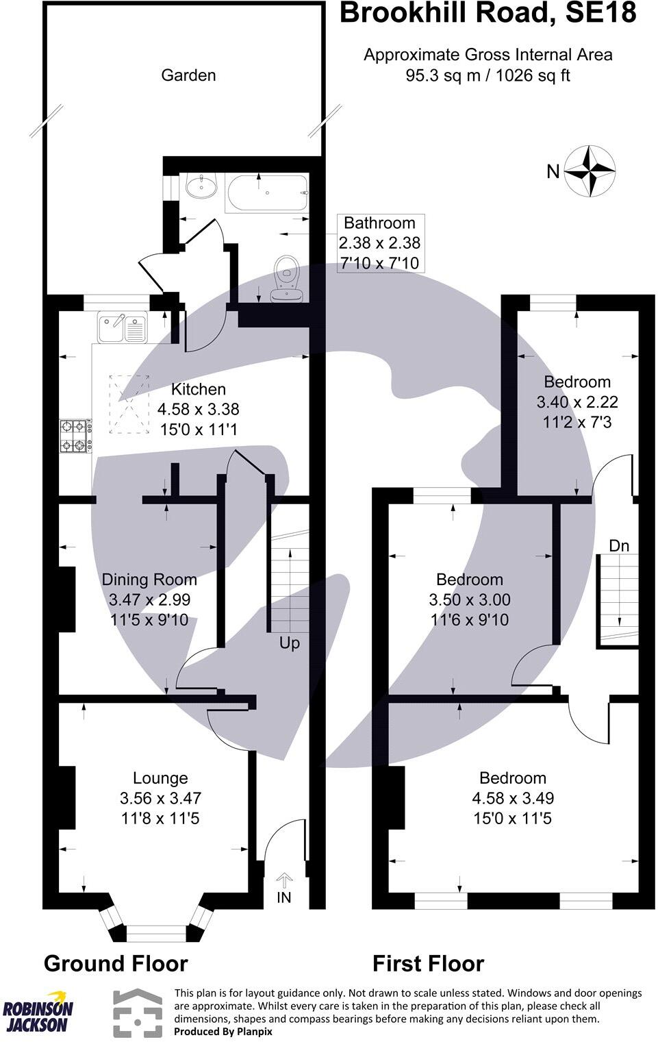 Brookhill Road, Woolwich, SE18 floorplan