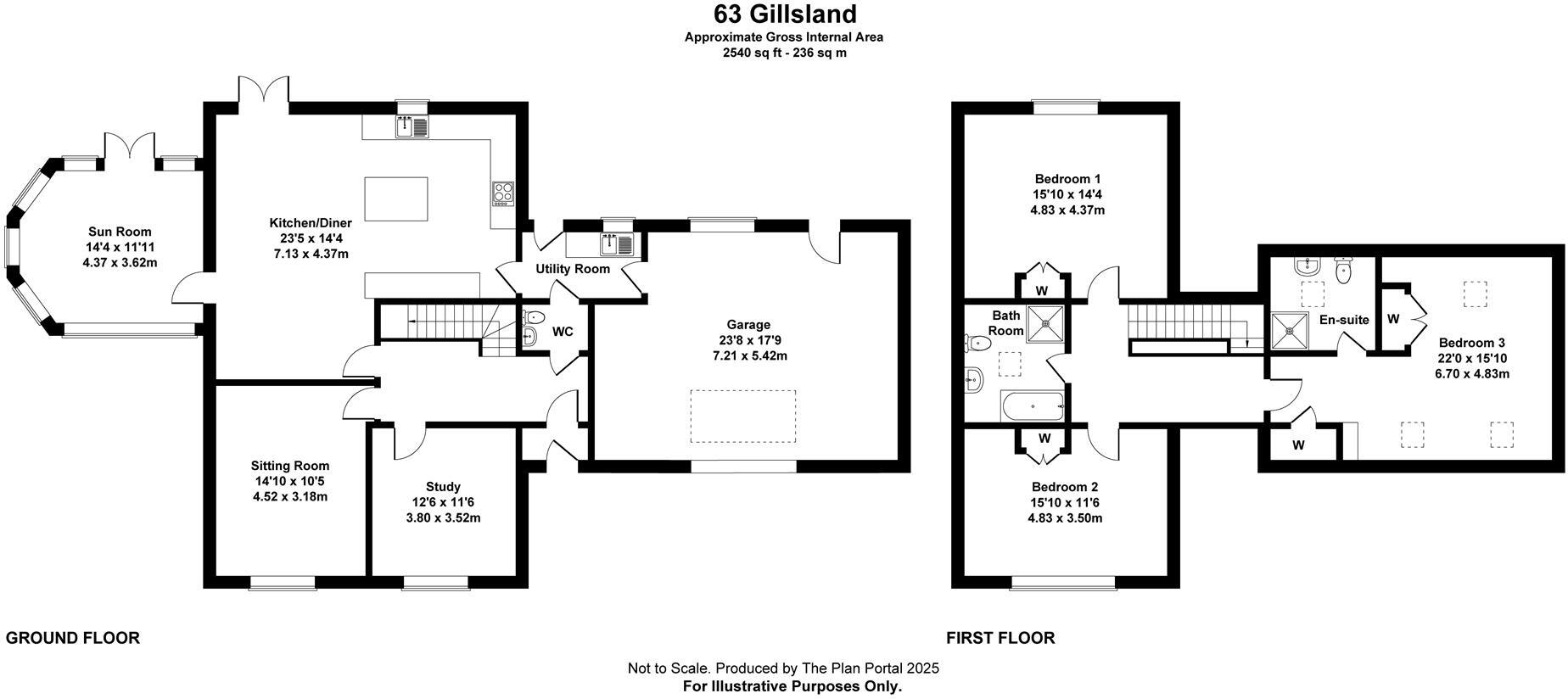 63 Gillsland, Eyemouth floorplan