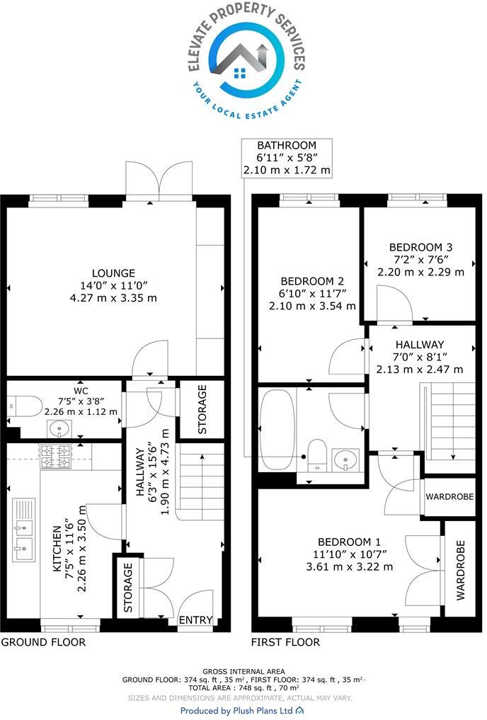 Rosebery Street, Clydebank floorplan