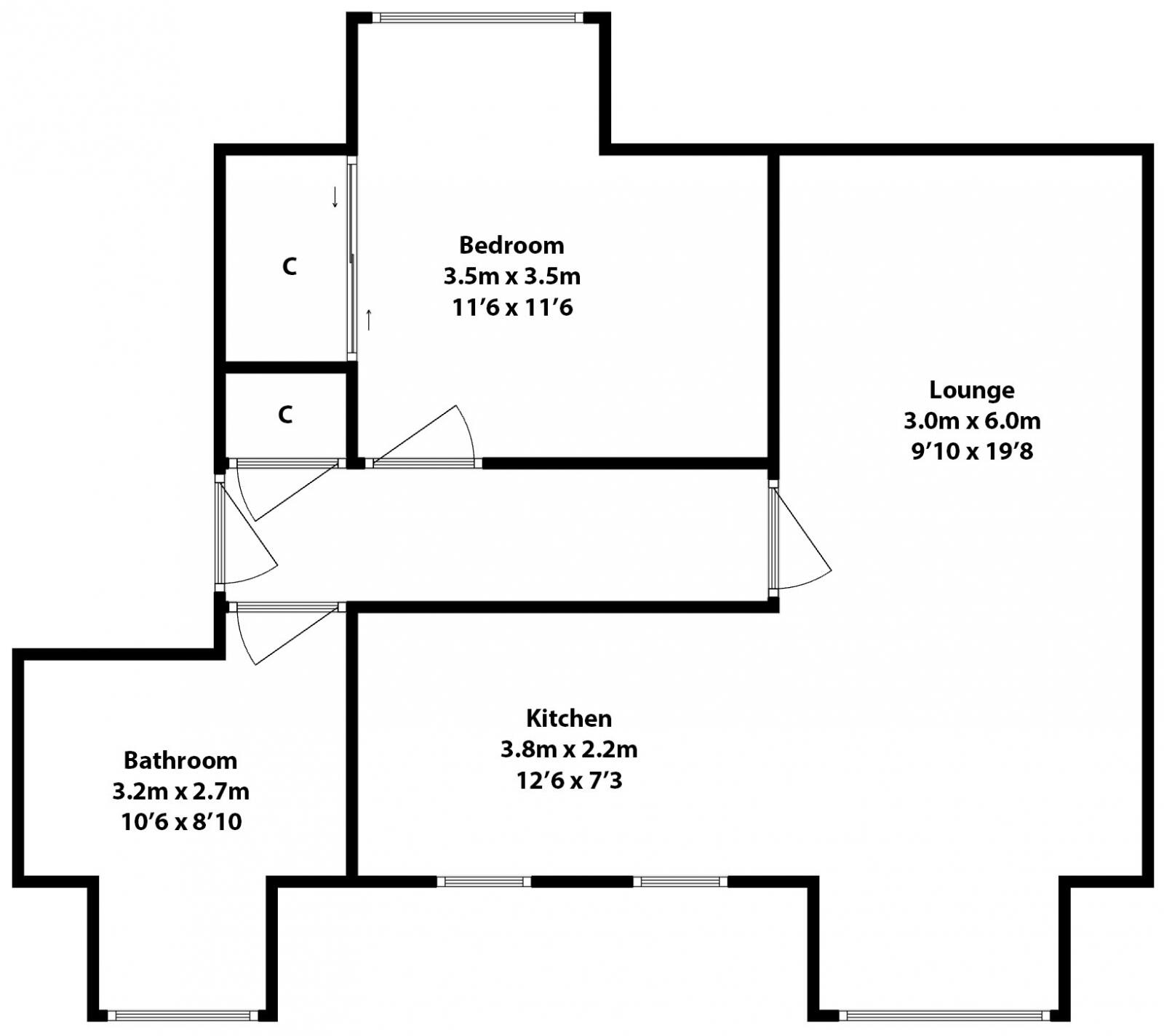 Eden Court, Airdrie, ML6 floorplan