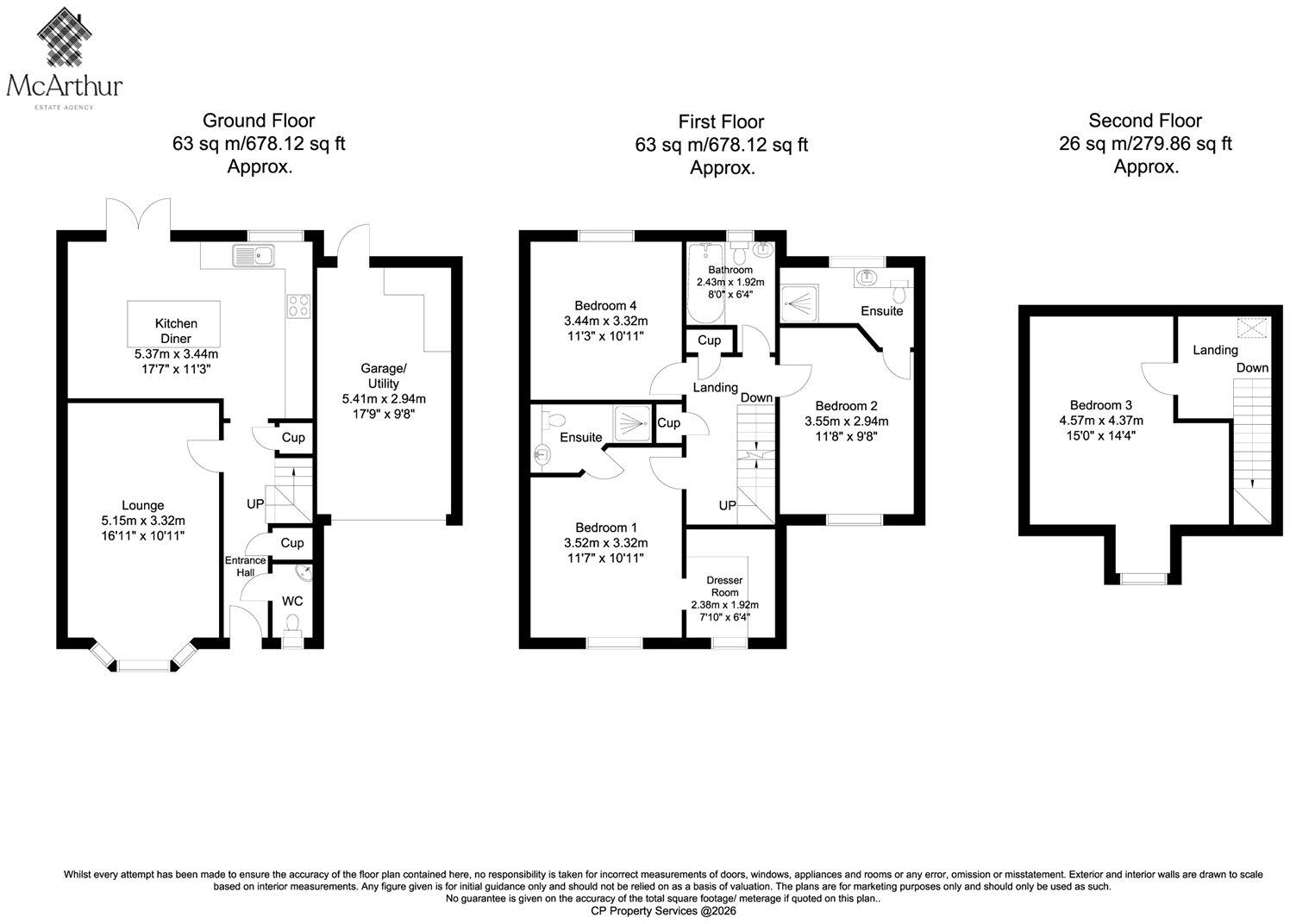 Water Fir Drive, Harworth & Bircotes, Doncaster, South Yorkshire, DN11 floorplan
