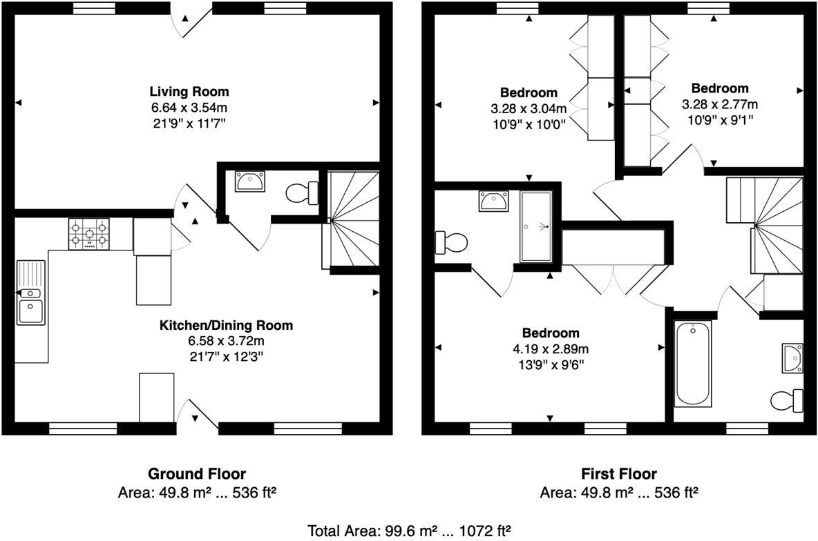 Harrison Lane, Balls Park, Hertford floorplan