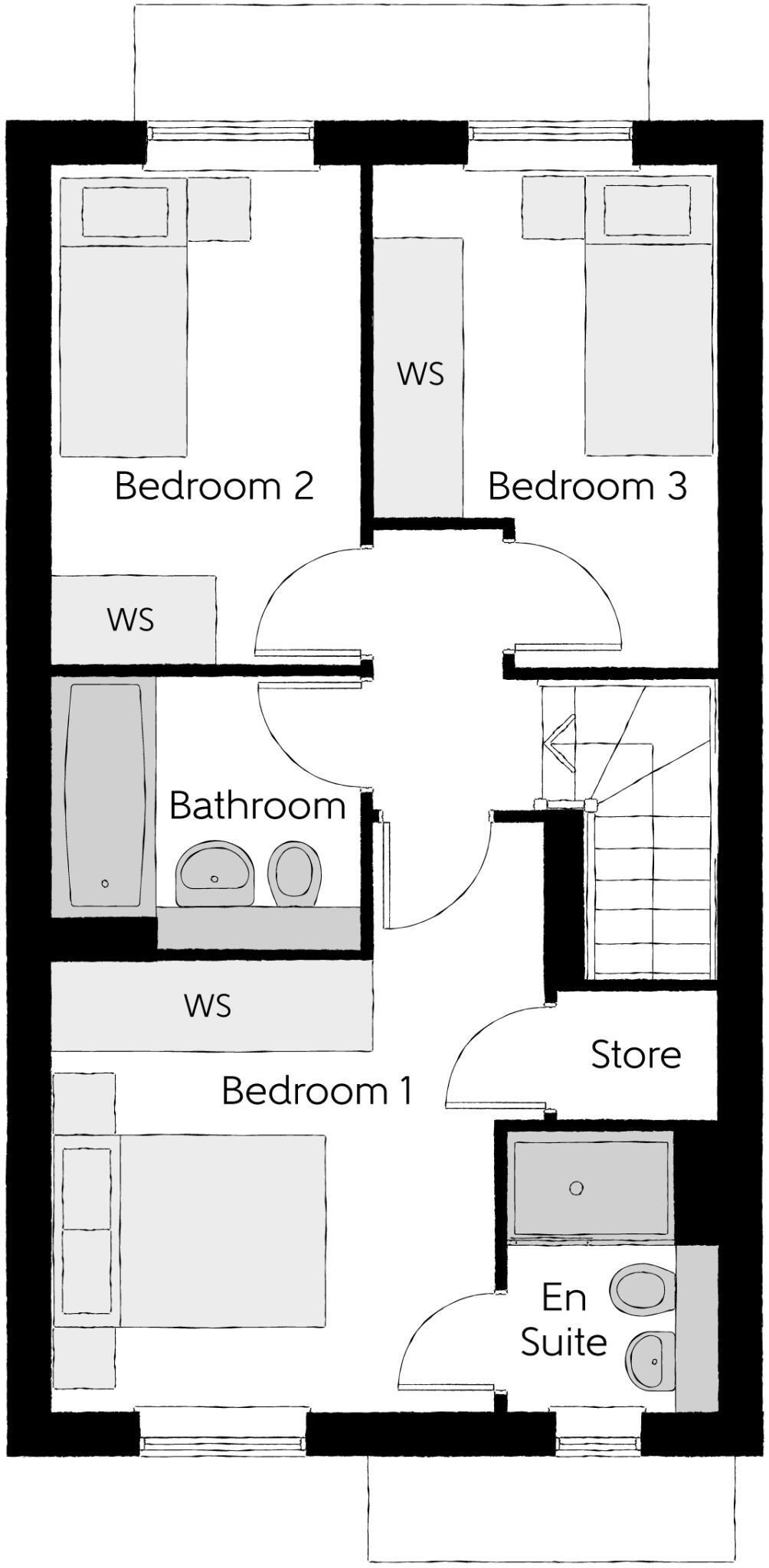 1 Gault Way, Leighton Buzzard, LU73SF floorplan