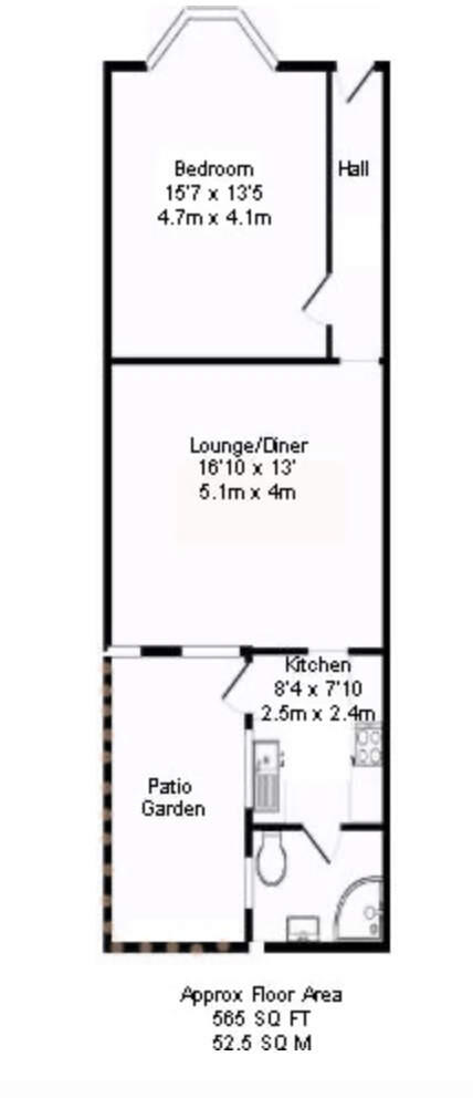 187A, Eastern Road, Brighton, Brighton & Hove, BN2 5BB floorplan