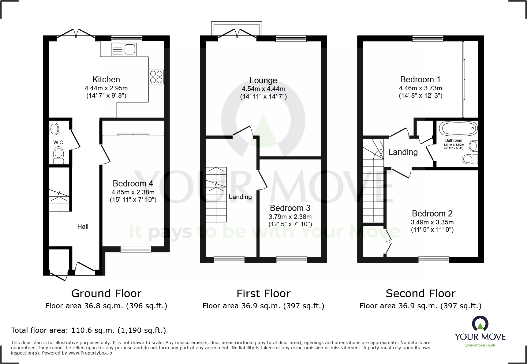 St. Lucia Walk, Eastbourne, East Sussex, BN23 floorplan