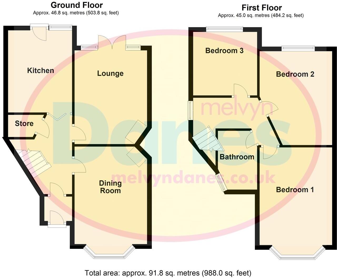 Homecroft Road, Yardley, Birmingham floorplan