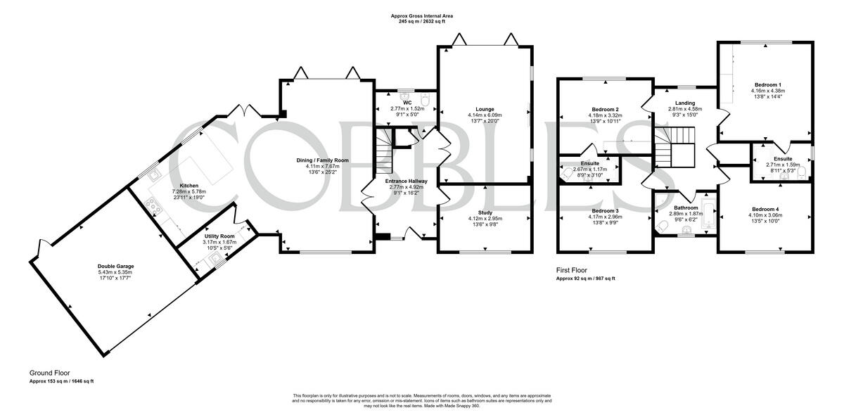 Thorburn Gardens, Northampton, NN3 3DA floorplan