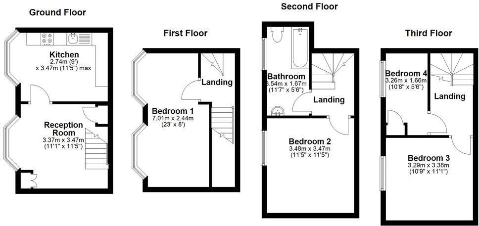 Poulton Road, Morecambe floorplan