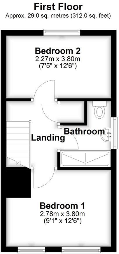 Linkway, Bishopdown floorplan