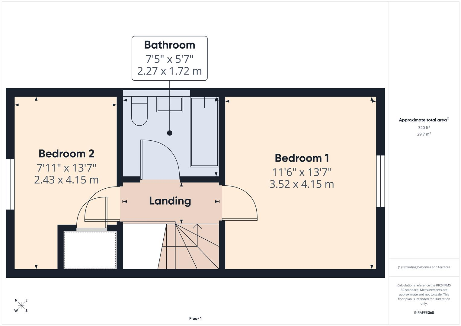 Redcliffe Close, Kinver floorplan