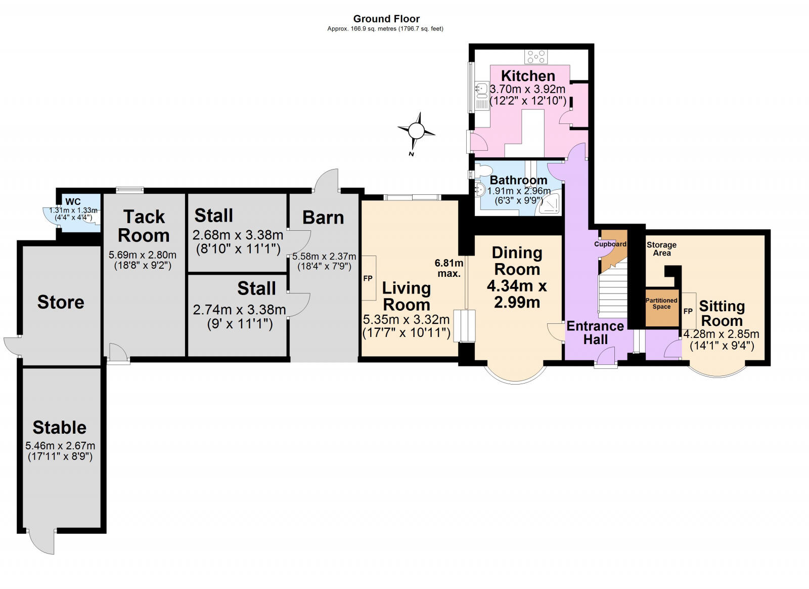 Garfield House, Seaton, CA14 floorplan