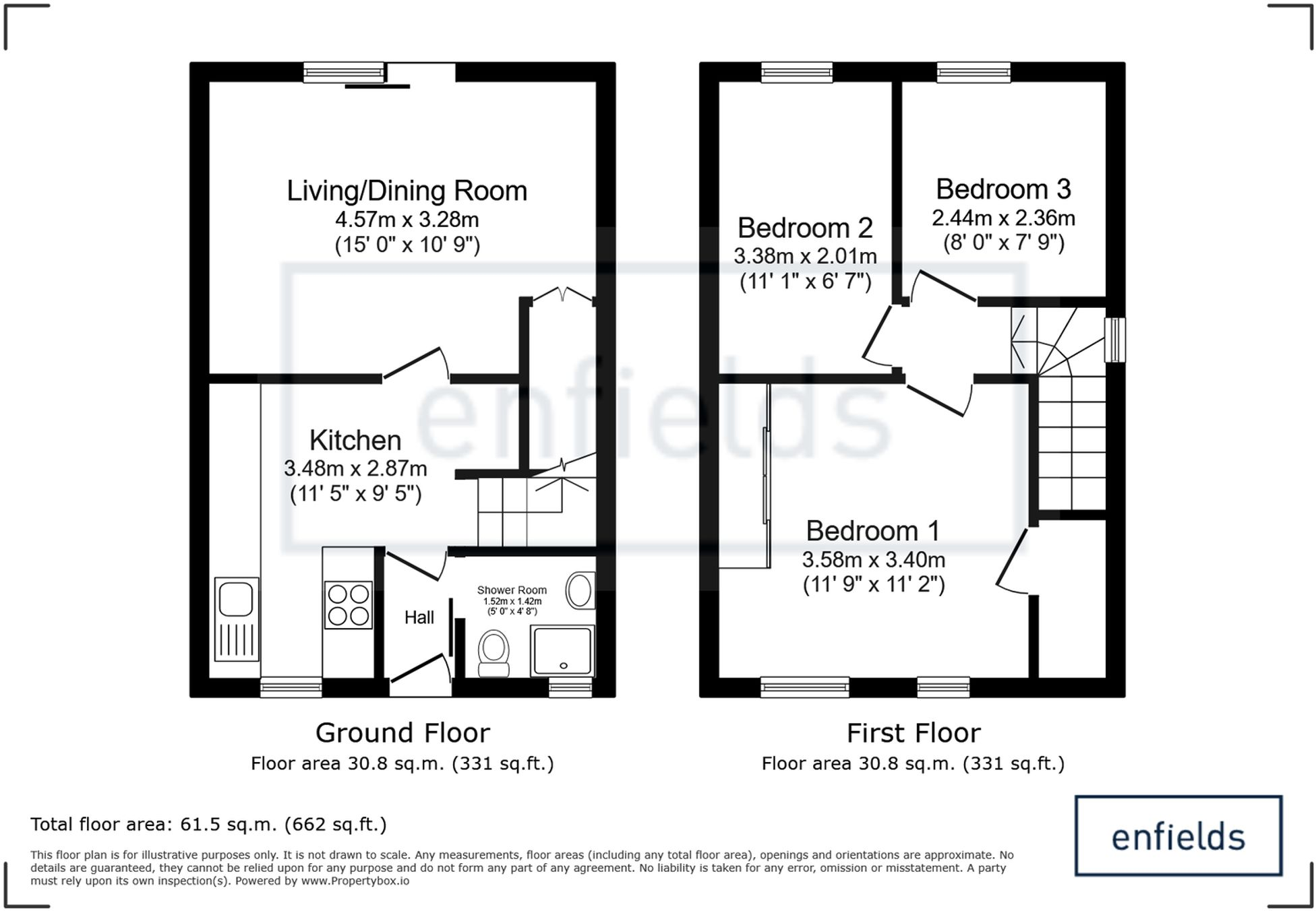 Honeysuckle Road, Southampton, SO16 floorplan