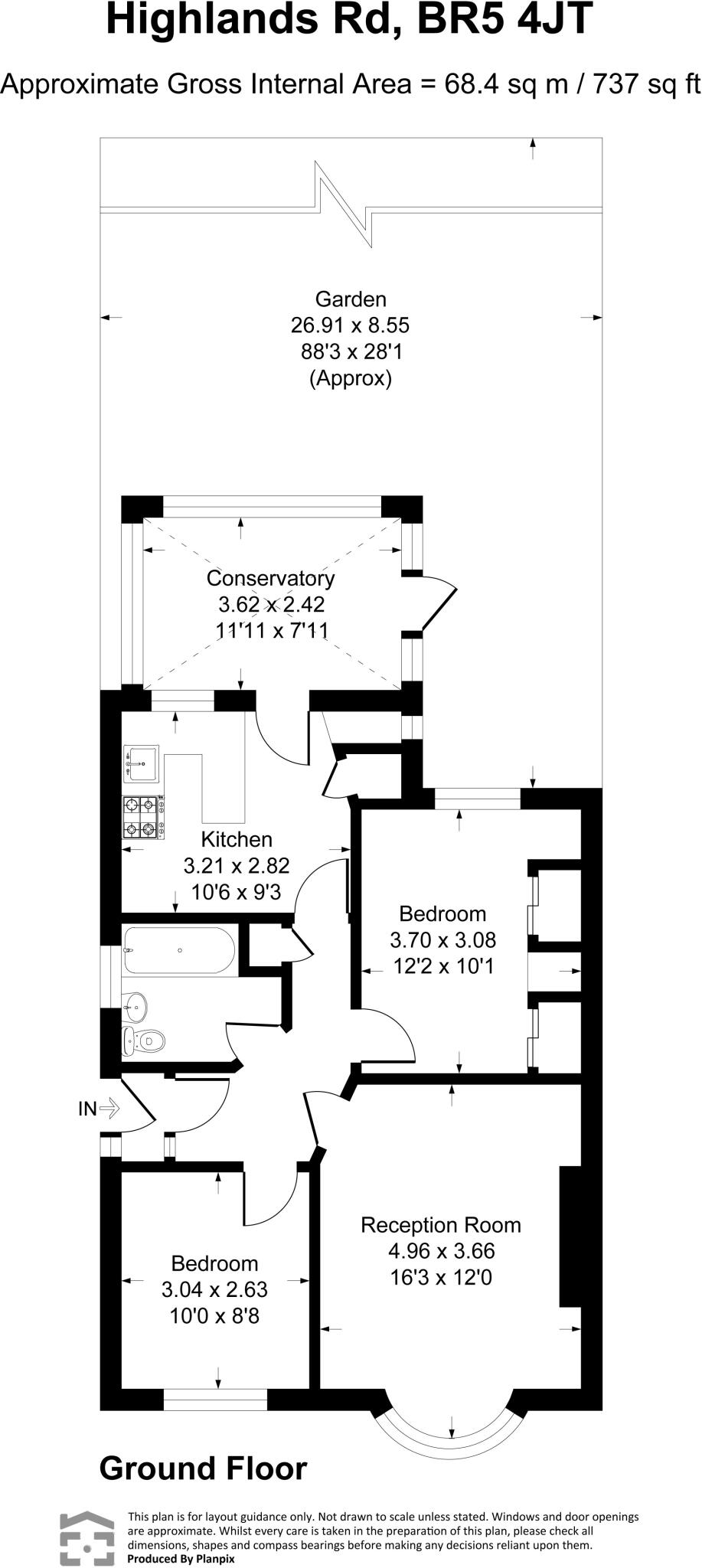 Highlands Road, Orpington, Kent, BR5 floorplan
